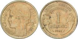 World Coins - Coin, France, Morlon, Franc, 1941, Paris, , Aluminum-Bronze, KM:885