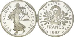 World Coins - Coin, France, Semeuse, 2 Francs, 1997, Paris, Proof / BE, , Nickel