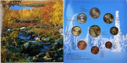 World Coins - Finland, Set 1 ct. - 2 Euro + Medal, Gold panning, 2003, Vantaa,