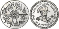 World Coins - France, Medal, Napoléon Bonaparte, Bicentenaire, History, 1969,