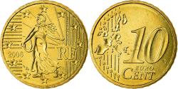 World Coins - France, 10 Euro Cent, 2006, , Brass, KM:1285