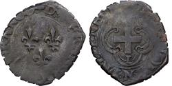 World Coins - France, Franciis I, Double tournois à la croisette, 1515-1547, Bayonne