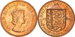 World Coins - Coin, Jersey, Elizabeth II, 1/12 Shilling, 1964, , Bronze, KM:21