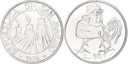 World Coins - Coin, San Marino, 50 Lire, 1974, Rome, FDC, , Steel, KM:35