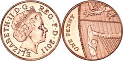 World Coins - Coin, Great Britain, Penny, 2011