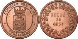 World Coins - France, Token, Syndicat des Vins, Versailles, 1871, Bescher, , Cuivre