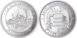 World Coins - France, Medal, La Marseillaise, 1989, , Silver
