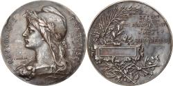 World Coins - France, Medal, Préfet de la Seine-Inférieure, Roty, , Silvered bronze