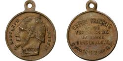 World Coins - France, Medal, Satirique, Napoléon le Petit, La Honte, 1870, Brass,