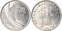 World Coins - Coin, France, Tour Eiffel, 5 Francs, 1989, Paris, , Nickel, KM:968