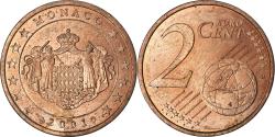 World Coins - Monaco, 2 Euro Cent, 2001, , Copper Plated Steel, KM:168