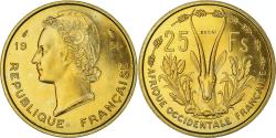 World Coins - Coin, French West Africa, 25 Francs, 1956, , Aluminum-Bronze, KM:E5