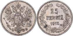 World Coins - Coin, Finland, Nicholas II, 25 Penniä, 1915, Helsinki, , Silver