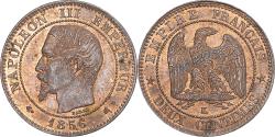 World Coins - Coin, France, Napoleon III, 2 Centimes, 1856, Bordeaux, EF(40-45), Bronze