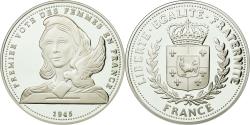 World Coins - France, Medal, Premier Vote des Femmes en France, History, , Silver