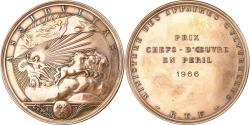 World Coins - France, Medal, Prix chefs-d'œuvre en péril, 1966, Bronze,