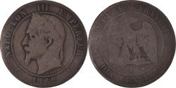 World Coins - Coin, France, Napoleon III, 10 Centimes, 1862, Bordeaux, , Copper