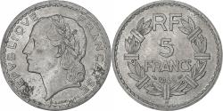 World Coins - France, 5 Francs, Lavrillier, 1946, Beaumont - Le Roger, Aluminum,