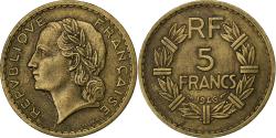 World Coins - France, 5 Francs, Lavrillier, 1946, Aluminum-Bronze, , KM:888a.2