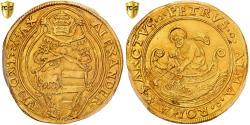 World Coins - Papal States, Alexander VI, Doppio Fiorino, 1492-1503, Rome, Gold, PCGS,