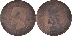 World Coins - Coin, France, Napoleon III, 10 Centimes, 1856, Paris, , Bronze