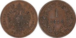 World Coins - Coin, Austria, Kreuzer, 1878