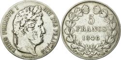 World Coins - Coin, France, Louis-Philippe, 5 Francs, 1846, Lille, , Silver