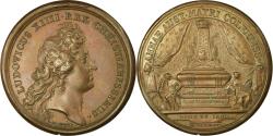 World Coins - France, Medal, Louis XIV, Mort de la Reine mère, 1666, Mauger,