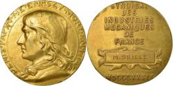 World Coins - France, Medal, Syndicat des Industries Mécaniques de France, Denis Papin, 1839