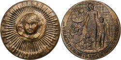 World Coins - France, Medal, VIllages d'enfants SOS de France, 1986, Bronze,