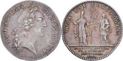 World Coins - France, Token, Louis XV, Paroisse de Saint-Germain-l'Auxerrois, 1734, Silver