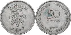 World Coins - Israel, 50 Pruta, 1949, Heaton, Cupronickel, , KM:13.1