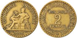 World Coins - Coin, France, Chambre de commerce, 2 Francs, 1926, , Aluminum-Bronze