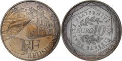 World Coins - France, 10 Euro, Réunion, 2011, Pessac, Silver,