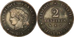 World Coins - Coin, France, Cérès, 2 Centimes, 1883, Paris, , Bronze, KM:827.1