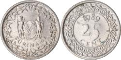 World Coins - Coin, Suriname, 25 Cents, 1989