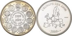World Coins - France, Medal, L'Europe des XXVII, 10 Ans de l'Euro, 2009, Copper-nickel