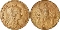 World Coins - Coin, France, Dupuis, 10 Centimes, 1921, Paris, , Bronze, KM:843