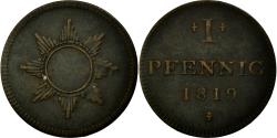 World Coins - Coin, German States, FRANKFURT AM MAIN, Pfennig, 1819, , Copper, KM:Tn7