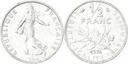 World Coins - Coin, France, 1/2 Franc, 1974