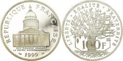 World Coins - Coin, France, Panthéon, 100 Francs, 1999, Paris, Proof, , Silver