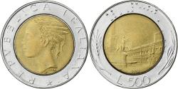 World Coins - Italy, 500 Lire, 1988, Rome, Bi-Metallic, , KM:111