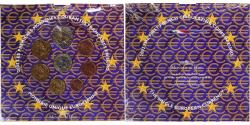 World Coins - France, Monnaie de Paris, Euro-Set, 2002, BU,