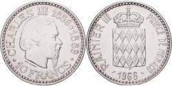 World Coins - Monaco, Rainier III, 10 Francs, 1966, Paris, Silver, , Gadoury:MC155