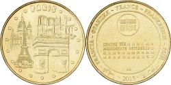 World Coins - France, Token, Monuments de Paris, 2015, Copper-nickel Aluminium, MDP,