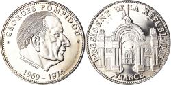 World Coins - France, Medal, Georges Pompidou, Président de la République Française
