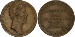 World Coins - France, Medal, Charles X, Visite à la Vendée, Copper, Dubois/Puymaurin