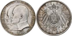 World Coins - German States, HESSE-DARMSTADT, Ernst Ludwig, 2 Mark, 1904, Darmstadt, Silver