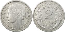 World Coins - Coin, France, Morlon, 2 Francs, 1945, Beaumont - Le Roger, , Aluminum
