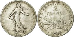 World Coins - Coin, France, Semeuse, 2 Francs, 1900, Paris, , Silver, Gadoury:532